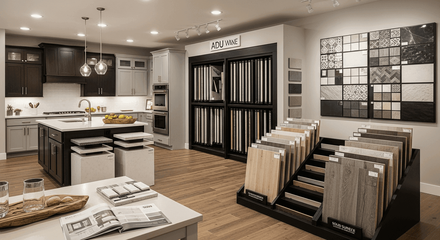 Visit Our Showroom: See ADU Finishes & Materials in Person