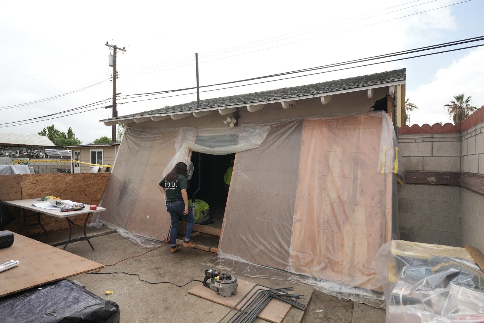 W Beacon Ave, Anaheim — Framing and interior work — project photo 1