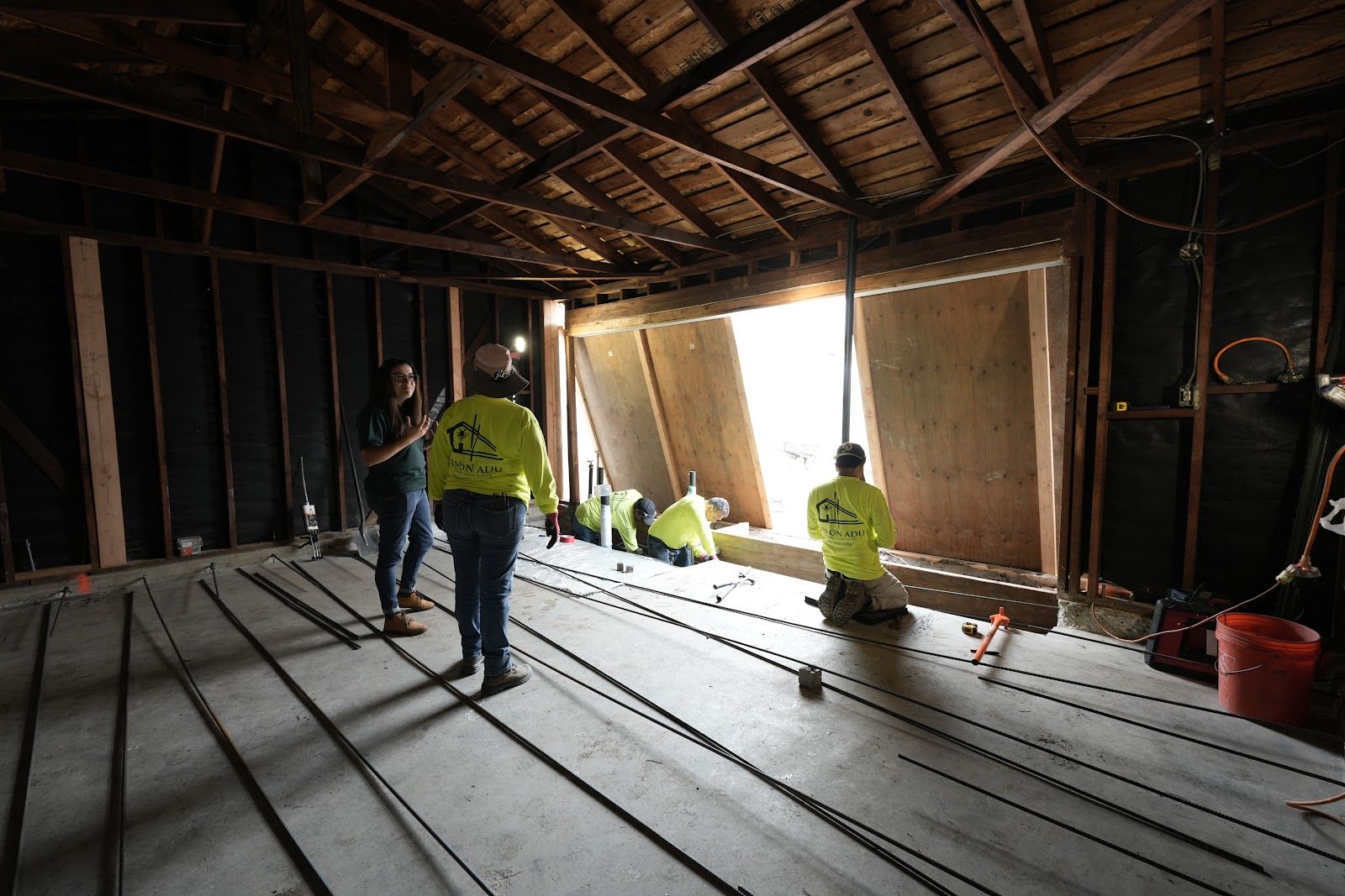 W Beacon Ave, Anaheim — Framing and interior work — project photo 2