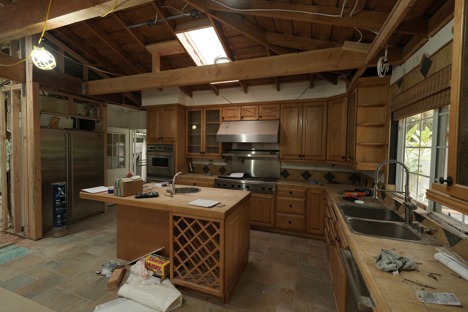 Akron St, Pacific Palisades — Existing house interior — project photo 1